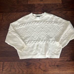Ivory/off white sweater.  Size large.